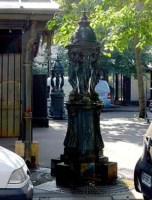 Wallace fountains on place Louis-Lépine
