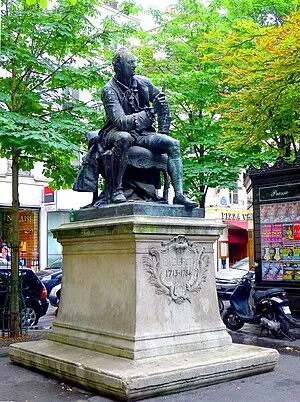 Statue of Denis Diderot