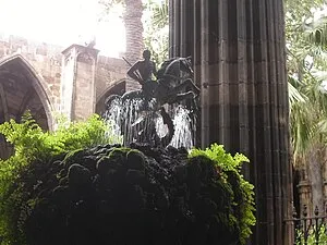 Font del Claustre de la Catedral. Sant Jordi