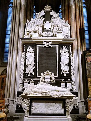 Grave monument of Willem Joseph van Ghent