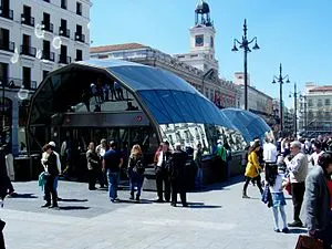 Boca central de la estación de Sol