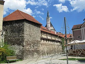 City walls of Český Krumlov