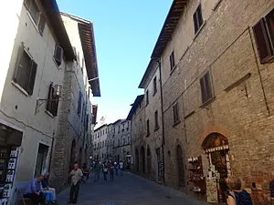 Via San Matteo in San Gimignano