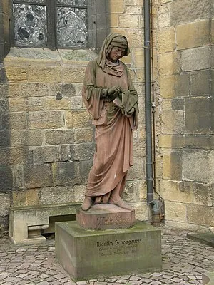 Statue of Martin Schongauer by Frédéric Auguste Bartholdi