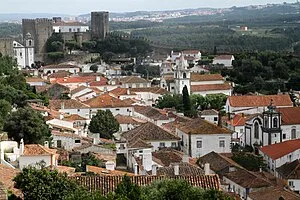 Castelo de Óbidos e todo o conjunto urbano da vila